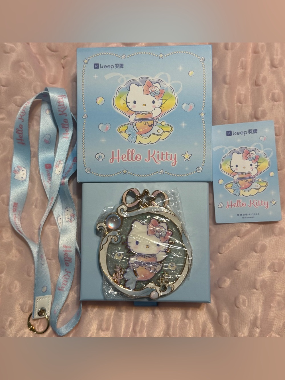 🆕 Keep x Sanrio Hello Kitty mermaid character pendant.